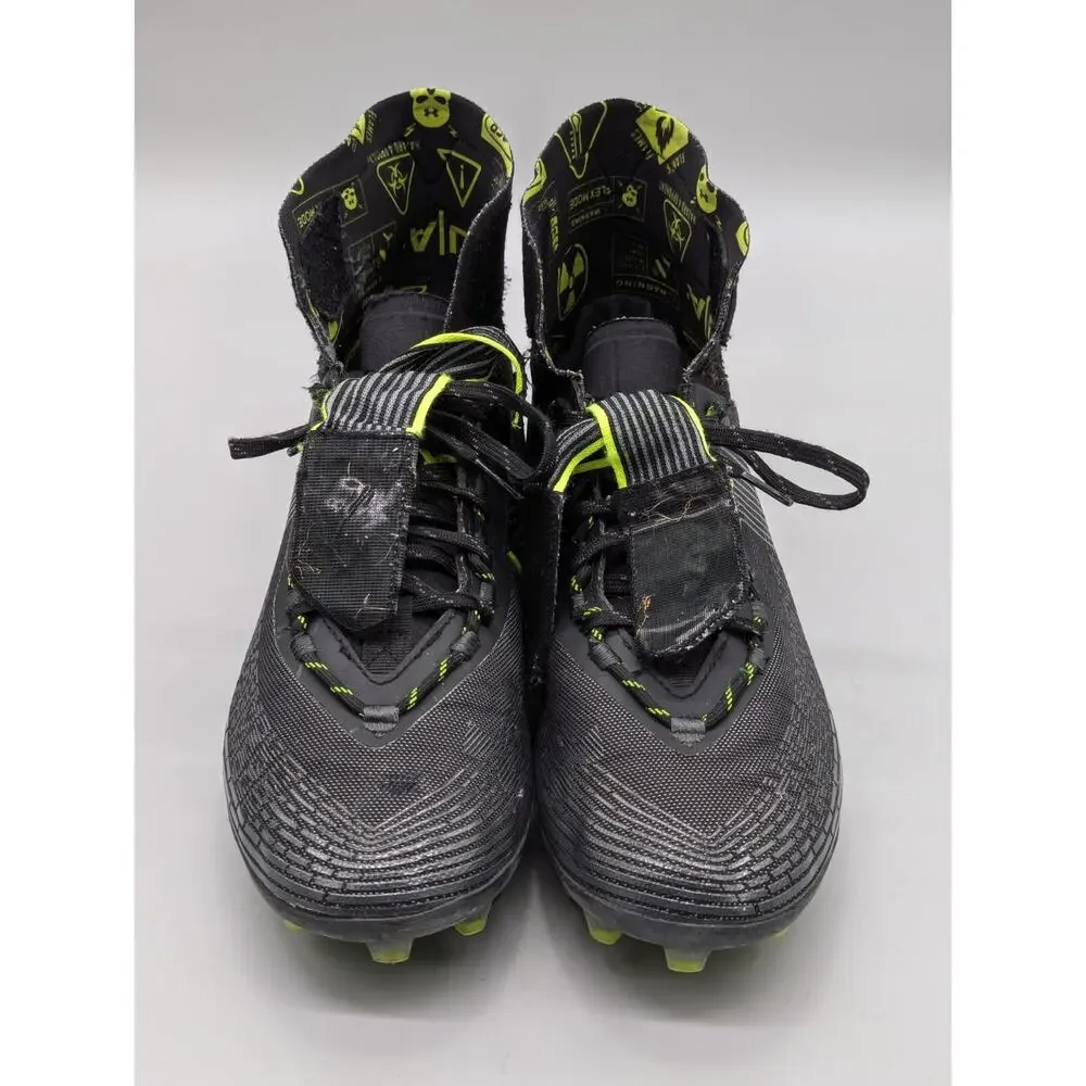 Under Armour UA Highlight MC 3023716-004 Football Cleats Black Green Size 12